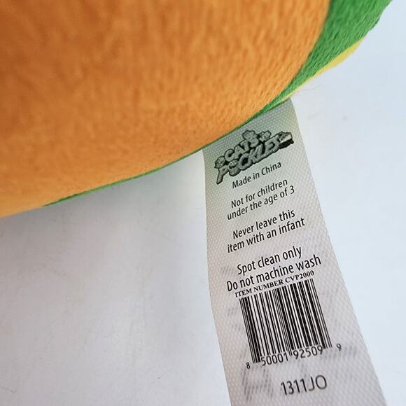 Cats Vs Pickles Large Splat Bean Bag Plush 9" Multicolor Kawaii Stuffed Toy - Picture 7 of 8